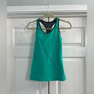 Nike workout top with built-in bra